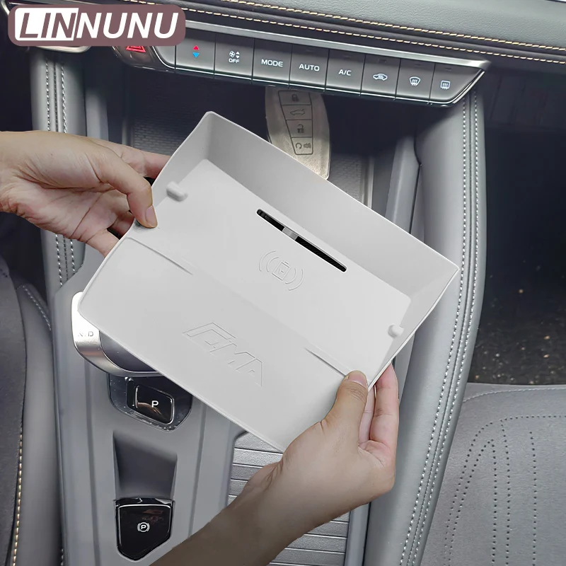 linnunu for geely monjaro silicone car wireless charging pad non slip mat dust proof charger protect cover interior linnunu for geely monjaro silicone car wireless charging pad non slip mat dust proof charger protect cover interior