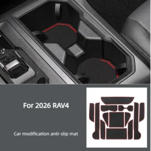 for 2026 rav4 door slot car interior modification water cup storage box anti slip mat decoration accessories coaster