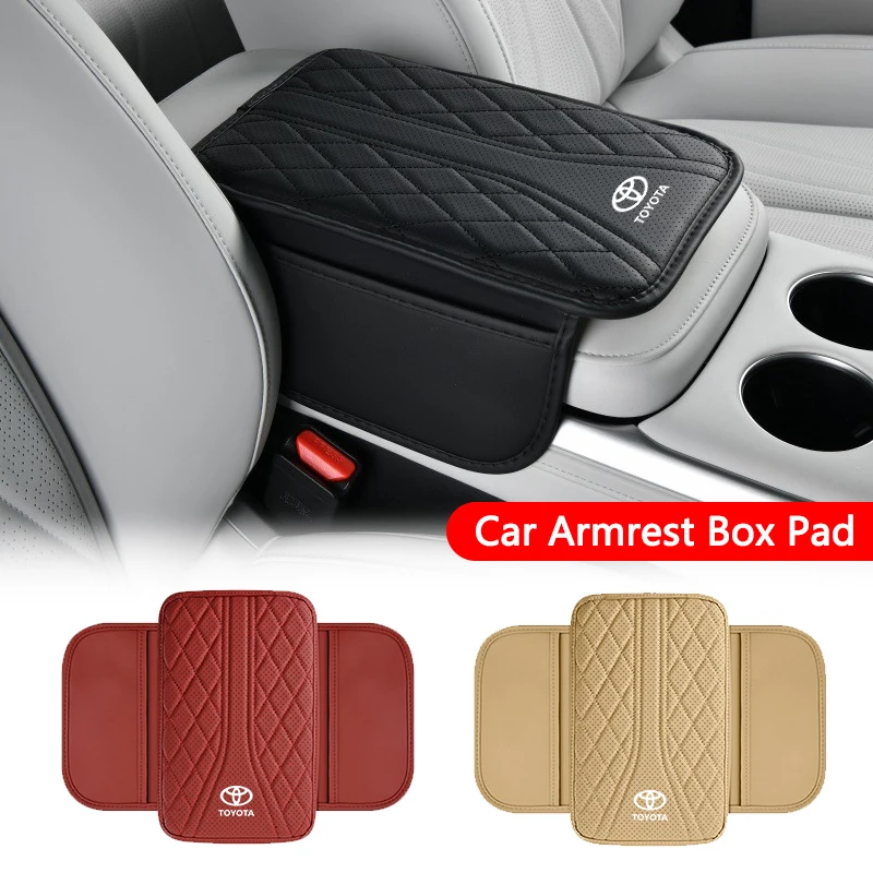 leather car armrest box pad cushion for toyota corolla camry rav4 chr yaris prius prado auris avensis hilux interior accessories leather car armrest box pad cushion for toyota corolla camry rav4 chr yaris prius prado auris avensis hilux interior accessories