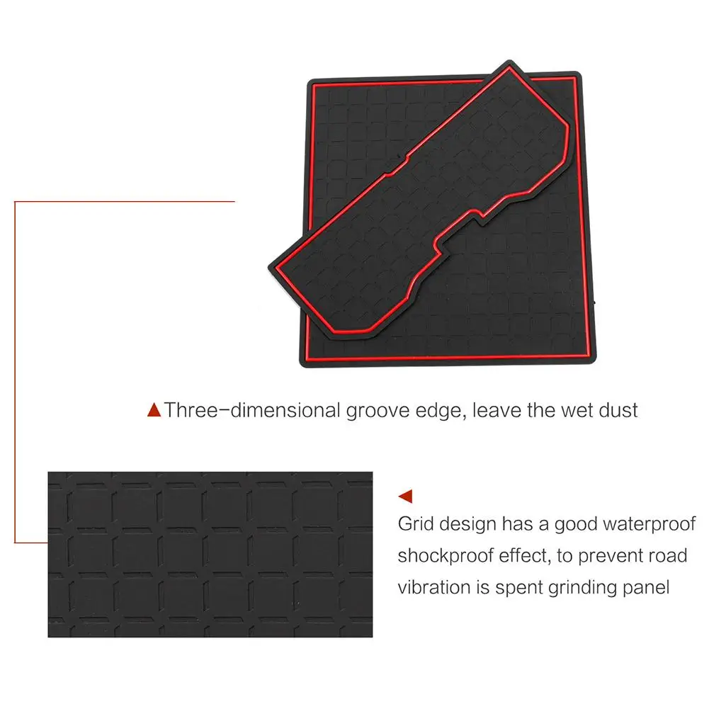 13pcs anti slip interior gate slot pads for toyota rav4 2026 center console silicone mats non slip mat 13pcs anti slip interior gate slot pads for toyota rav4 2026 center console silicone mats non slip mat