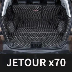 full coverage custom car trunk mats for jetour x70 2023 2024 2025 interior details car accessories carpet cargo liner