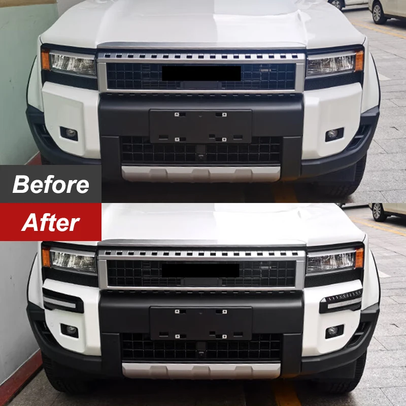 for toyota land cruiser 250 prado lc250 2024 + car exterior front fog bumper light lamp frame foglamp upper cover for toyota land cruiser 250 prado lc250 2024 + car exterior front fog bumper light lamp frame foglamp upper cover