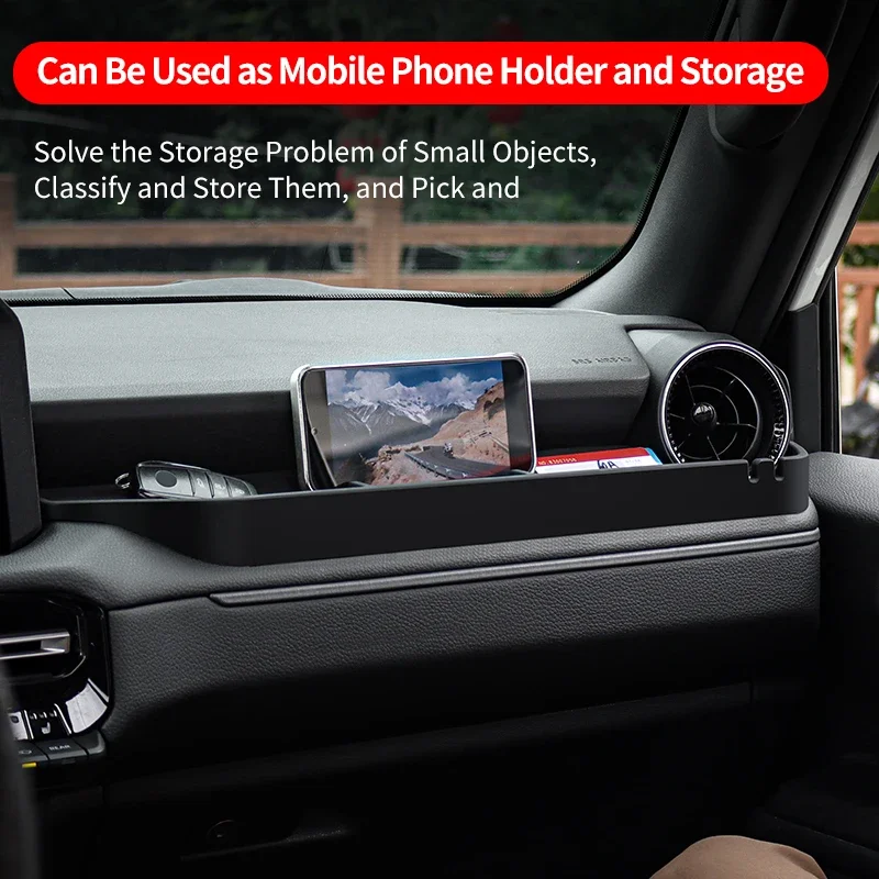 for toyota land cruiser prado 2024 2025 lc250 1st edition 1958 j250 silicone storage box & dashboard organizer mat, car interior for toyota land cruiser prado 2024 2025 lc250 1st edition 1958 j250 silicone storage box & dashboard organizer mat, car interior