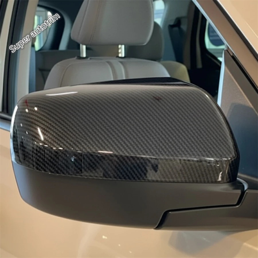 car rearview mirror cap case cover trim for honda pilot 2023 2024 2025 abs chrome / carbon fiber exterior exterior car rearview mirror cap case cover trim for honda pilot 2023 2024 2025 abs chrome / carbon fiber exterior exterior