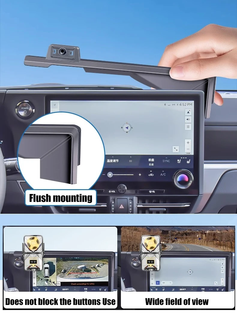 for 2024 lexus gx 550 550h gx550 car phone holder gps stand stand rotatable support special fixed bracket for 2024 lexus gx 550 550h gx550 car phone holder gps stand stand rotatable support special fixed bracket