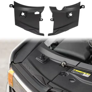 for toyota land cruiser prado j250 lc250 2024 2025 2026 car engine cover cabin protection plate cover black accessories 2pcs