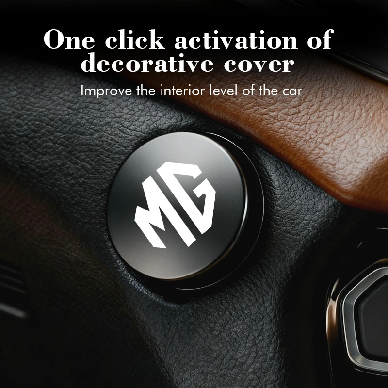 for mg car logo one click start button decoration protection cover hector tf gt zr 3 5 6 7 hs zs gs rx5 rx8 for mg car logo one click start button decoration protection cover hector tf gt zr 3 5 6 7 hs zs gs rx5 rx8