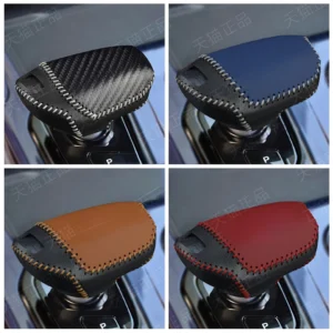 applicable for geely monjaro okavango coolray gear shift knob cover gear lever protective case brake device car accessories