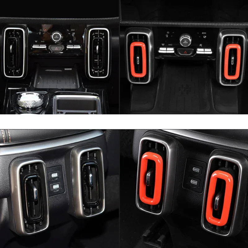 car carbon fiber air conditioner outlet decoration frame orange for gwm great wall haval dargo 2021 2022 2023 dargo x car carbon fiber air conditioner outlet decoration frame orange for gwm great wall haval dargo 2021 2022 2023 dargo x