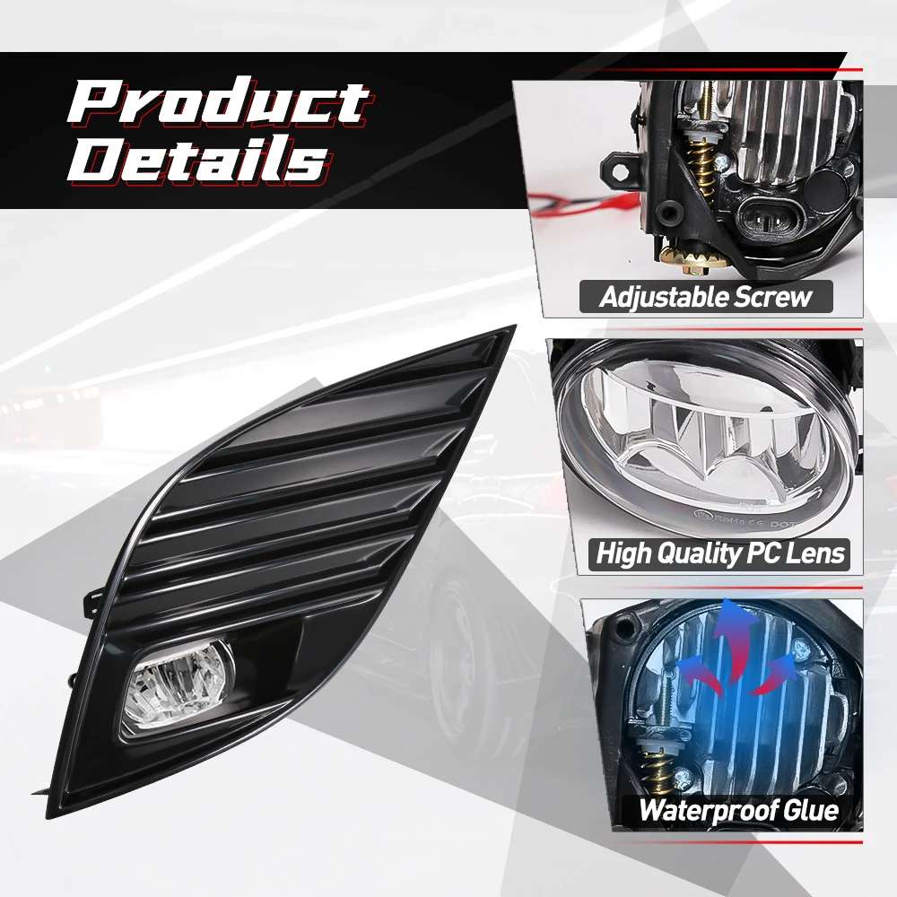for toyota camry xse se 2018 2019 2020 car fog lamps assembly led daytime running light drl headlights with wire switch 12v for toyota camry xse se 2018 2019 2020 car fog lamps assembly led daytime running light drl headlights with wire switch 12v