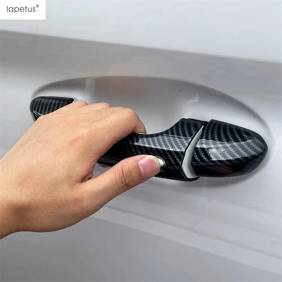 for mg 5 mg5 2020 2023 rearview mirror shell / side door handle decoration cover trim abs chrome / carbon fiber for mg 5 mg5 2020 2023 rearview mirror shell / side door handle decoration cover trim abs chrome / carbon fiber
