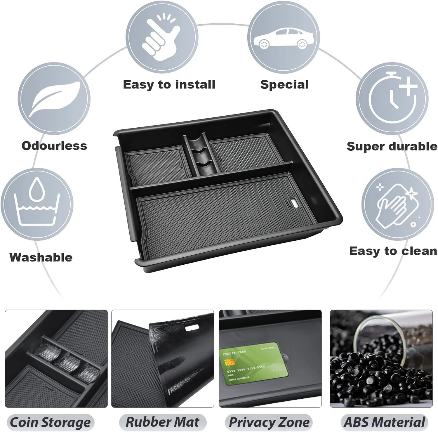for 2020 2025 2026 chevrolet silverado/gmc sierra 1500 2500hd 3500hd center console organizer tray interior storage armrest box for 2020 2025 2026 chevrolet silverado/gmc sierra 1500 2500hd 3500hd center console organizer tray interior storage armrest box