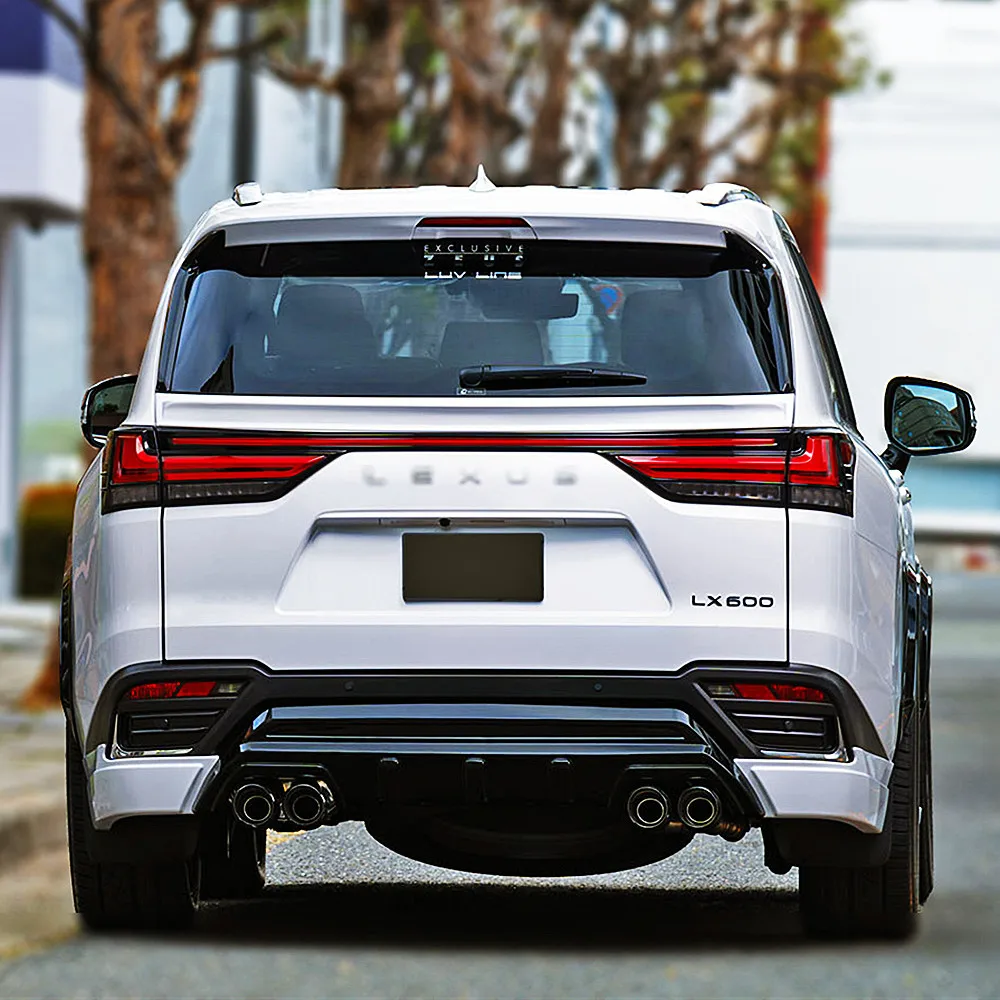 for 2023 2024 2025 lexus lx600 bodykit car rear trunk lid middle spoiler wings exterior modification tuning part for 2023 2024 2025 lexus lx600 bodykit car rear trunk lid middle spoiler wings exterior modification tuning part