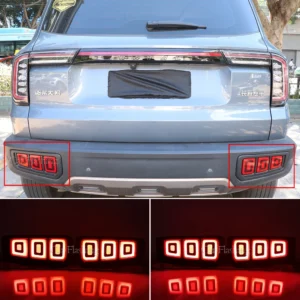 car led rear light bumper reflector lamp for haval dargo 2021 2022 fog brake light dynamic turn signal tail light