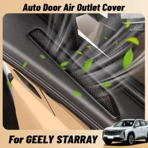 for geely starray 2024 auto door air outlet cover air vent anti blocking stainless steel protector decoration accessories