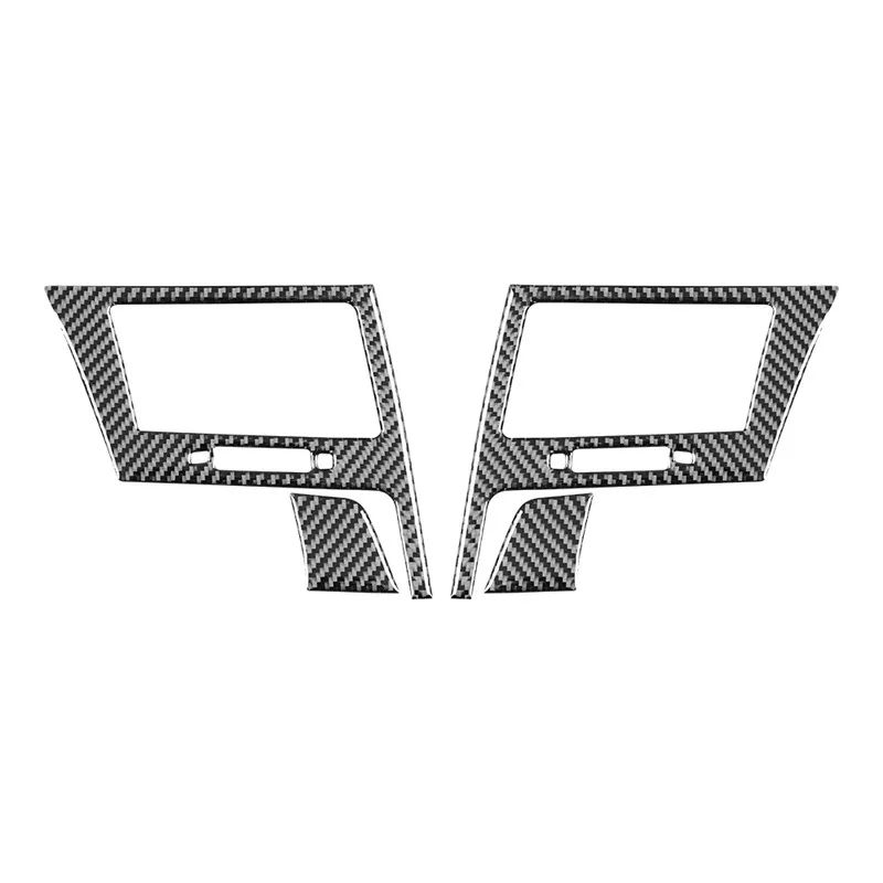 2pcs for lexus lx 2008 2015 carbon fiber automotive interior central console air conditioning outlet frame decoration stickers 2pcs for lexus lx 2008 2015 carbon fiber automotive interior central console air conditioning outlet frame decoration stickers