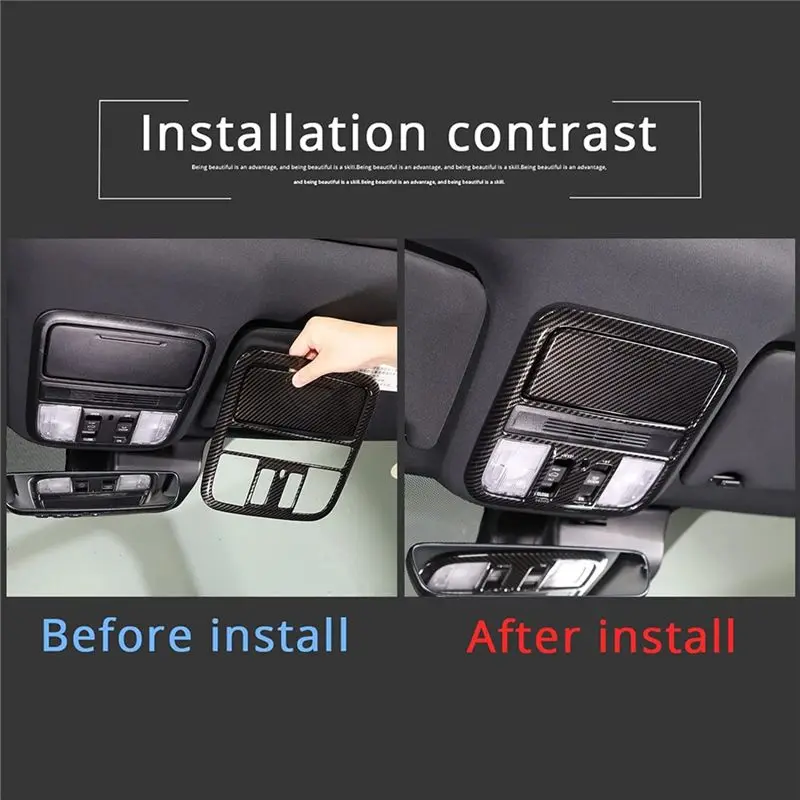 steady front reading light panel cover trim kit for honda pilot 2019 2022 abs carbon fiber steady front reading light panel cover trim kit for honda pilot 2019 2022 abs carbon fiber