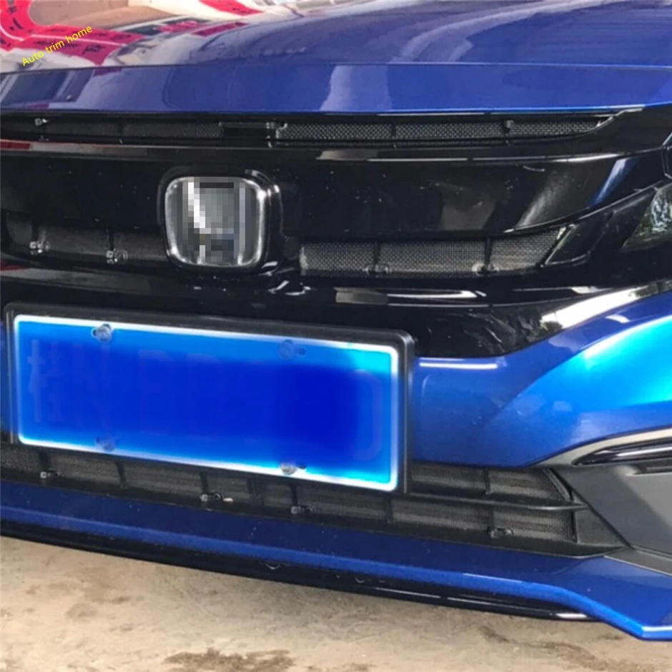 metal front grille insect net screening insert mesh decoration protector cover trim fit for honda civic 10th 2016 2021 metal front grille insect net screening insert mesh decoration protector cover trim fit for honda civic 10th 2016 2021