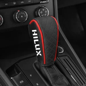 car gear shift cover manual leather automatic transmission for toyota hilux surf vigo revo corolla supra 86 hilux accessories