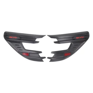for toyota hilux headlight decoration lamp hoods head light cover hilux revo 2015 2016 2017 2018 abs body parts auto accessories