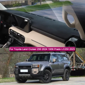 for toyota land cruiser 250 2024 1958 prado lc250 2025 2026 car dashboard protective mat shade cushion pad rose carpet mat cover