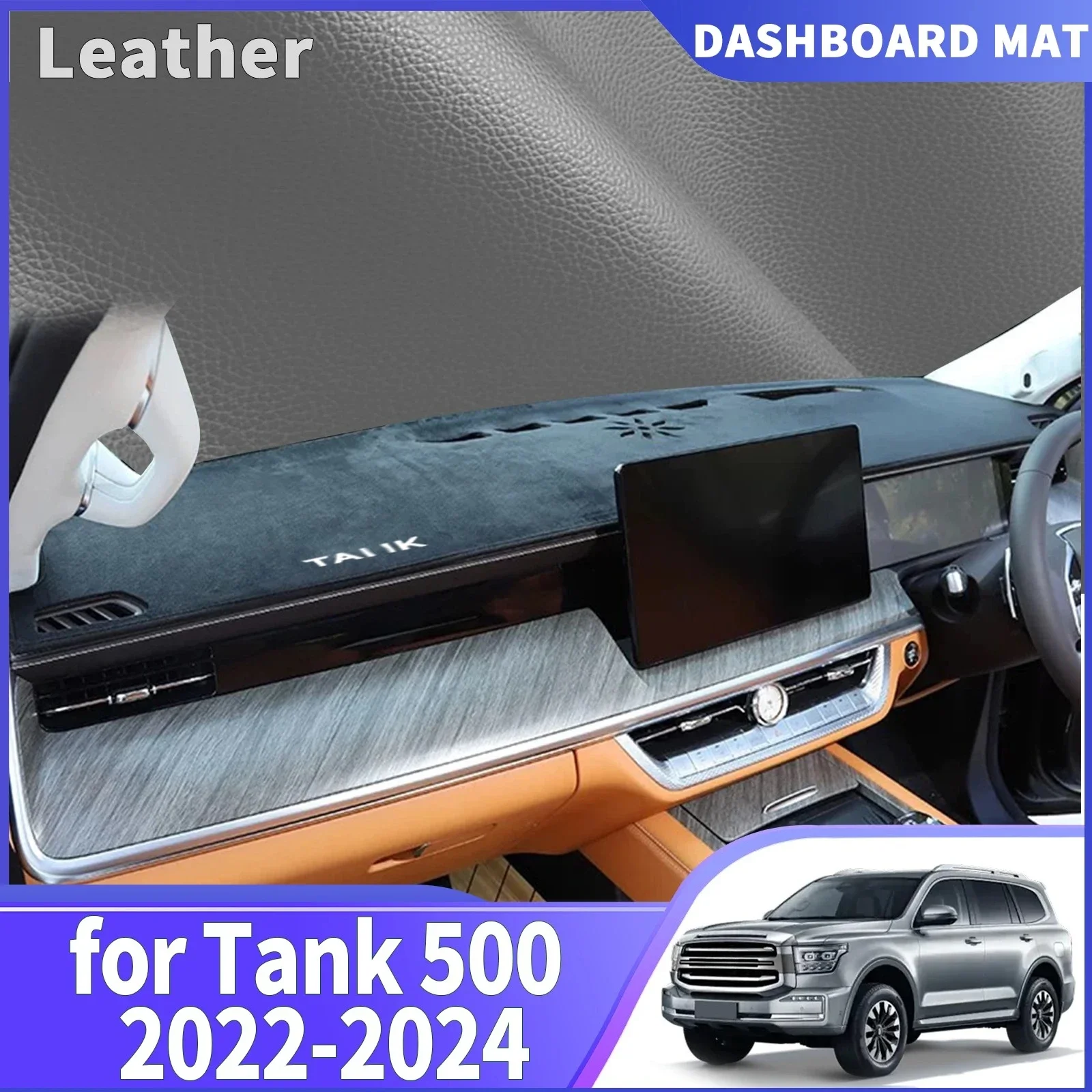 for gwm tank 500 2022 2023 2024 dashmat sunshade dashmat dashboard cover pad protective carpet car accessories for gwm tank 500 2022 2023 2024 dashmat sunshade dashmat dashboard cover pad protective carpet car accessories