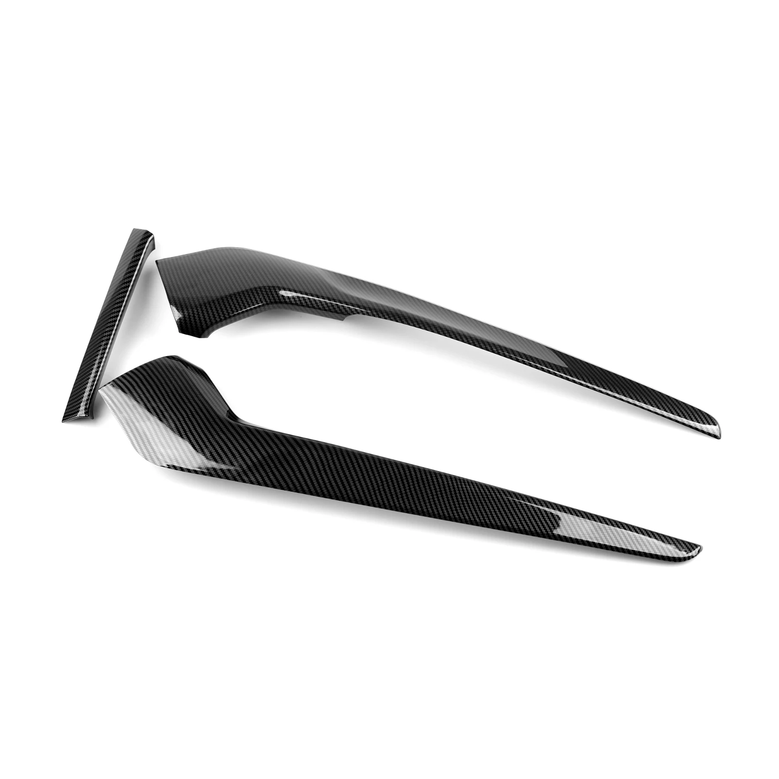 for honda civic 11th gen (2022 2026) car center console side decorative strips cover panel, carbon fiber abs interior sticker for honda civic 11th gen (2022 2026) car center console side decorative strips cover panel, carbon fiber abs interior sticker