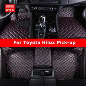 doodryer custom car floor mats for toyota hilux auto carpets foot coche accessorie