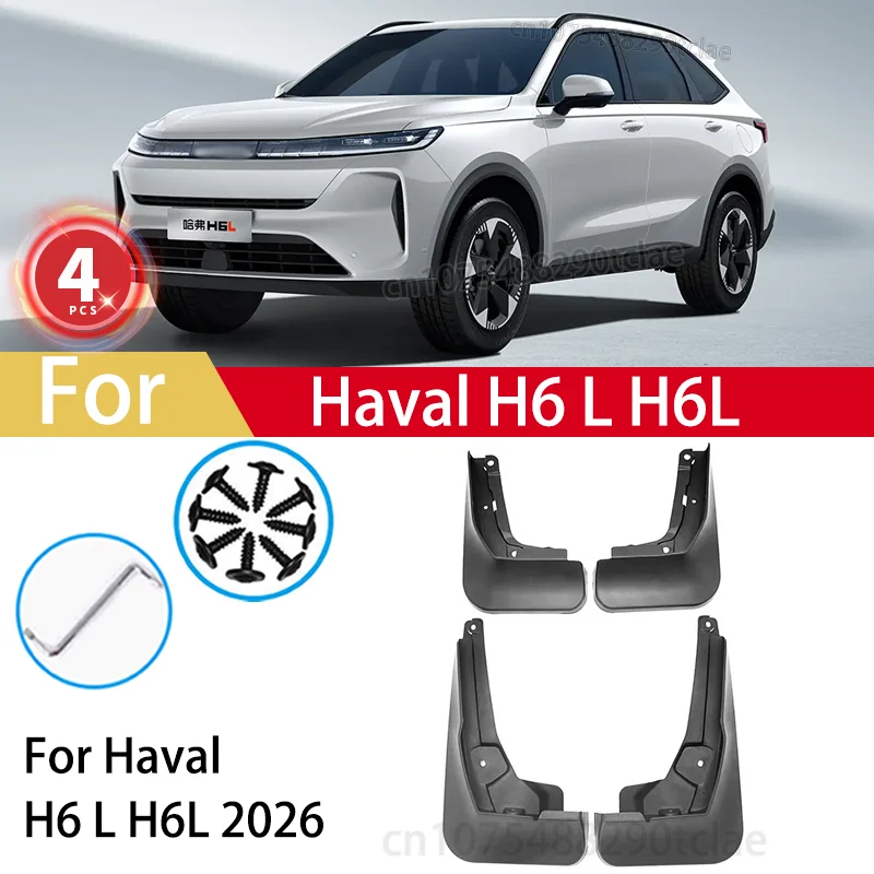 4pcs mudguards for haval h6 l h6l 2026 mud flaps splash guards mudflaps front rear fender car accessories 4pcs mudguards for haval h6 l h6l 2026 mud flaps splash guards mudflaps front rear fender car accessories