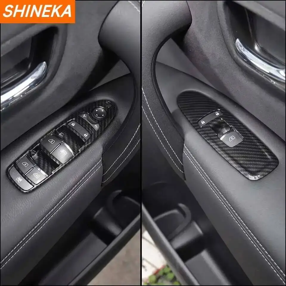 shineka car abs carbon fiber grain interior decoration cover stickers for nissan patrol y62 2017 2018 2019 2020 up shineka car abs carbon fiber grain interior decoration cover stickers for nissan patrol y62 2017 2018 2019 2020 up