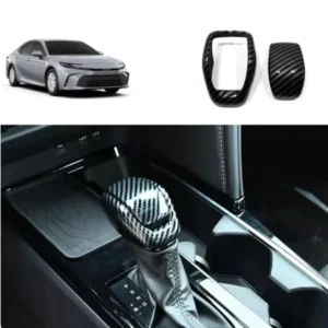 for toyota camry xv80 2024 abs material gear shift head decorative frame gear lever protective shell