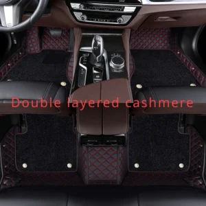 custom bilayer color car floor mats for changan cs15 2016 2022 cs35 plus 2018 2022 cs55 cs75 cs95 plus interior car accessories