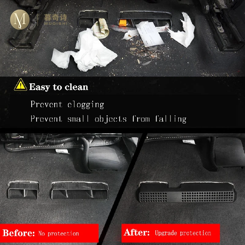 2 pcs car interior air conditioning vent protective cover vent cover rear seat anti dust for toyota camry 2018 2025 2 pcs car interior air conditioning vent protective cover vent cover rear seat anti dust for toyota camry 2018 2025