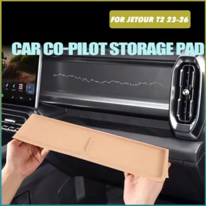 car co pilot silicone storage pad fit for jetour traveler t2 2023 2024 2025 2026 high quality modified car interior accessories