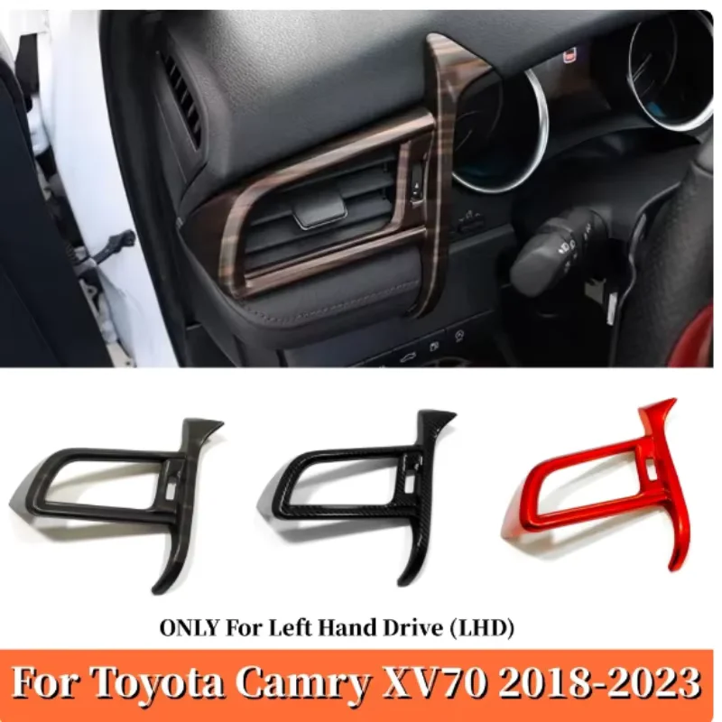 abs plastic chrome interior left side air vent ac outlet frame cover molding trim for toyota camry 70 xv70 2018 2023 accessories abs plastic chrome interior left side air vent ac outlet frame cover molding trim for toyota camry 70 xv70 2018 2023 accessories