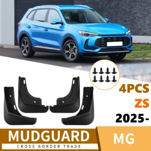 mudflaps for mg zs 2025 2026 mudguards mud flaps splash guards fender front rear fender car accessories 4pcs