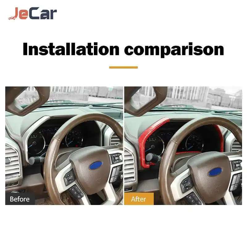 abs car dashboard instrument strips trim decoration cover stickers for ford f150 f250 f350 2015 2020 car interior abs car dashboard instrument strips trim decoration cover stickers for ford f150 f250 f350 2015 2020 car interior