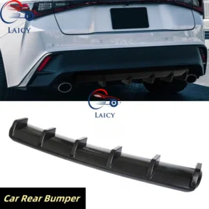 laicy for l exus is250 is350 f sport is500 car rear bumper side diffuser lip spoiler splitter spoiler shark 6 fins wing body kit