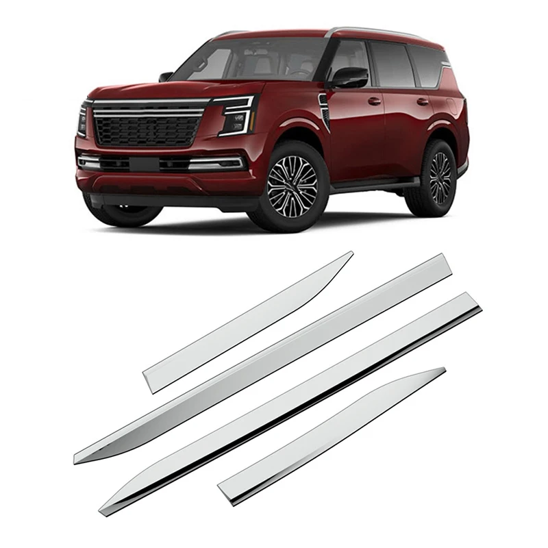 for nissan patrol armada y63 2025 2026 car door edge body decoration bright strip abs car exterior decoration modification parts for nissan patrol armada y63 2025 2026 car door edge body decoration bright strip abs car exterior decoration modification parts