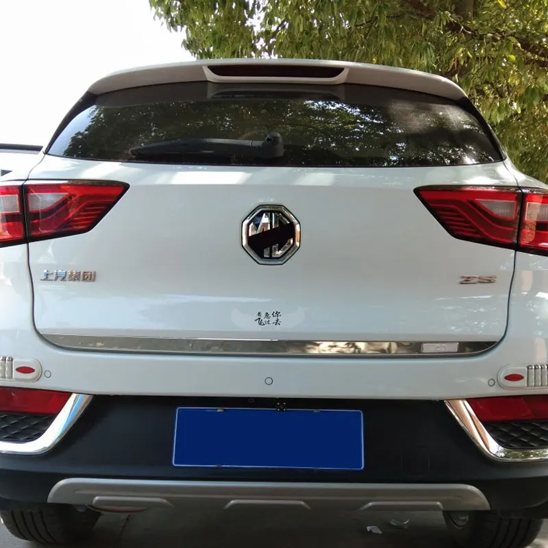 for mg zs 2017 2021 2022 rear trunk lid cover tailgate trim door handle molding boot garnish bezel cover for mg zs 2017 2021 2022 rear trunk lid cover tailgate trim door handle molding boot garnish bezel cover