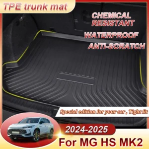 car trunk mats for mg hs mk2 accessories ehs roewe rx5 2024 2025 cargo mat floor liner boot tray auto waterproof protective pad