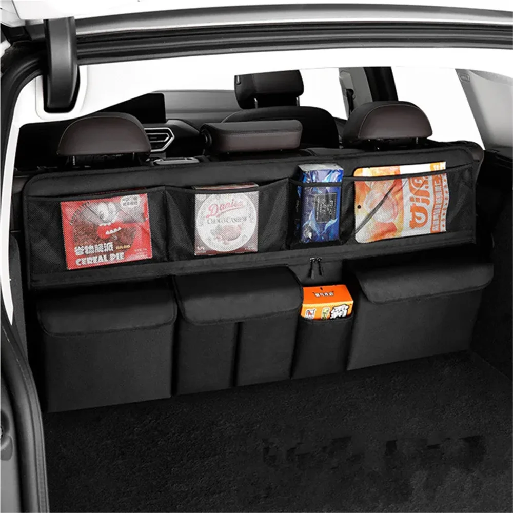 new large capacity car trunk bag mesh solid color backseat storage bag car interior storage bag auto new large capacity car trunk bag mesh solid color backseat storage bag car interior storage bag auto