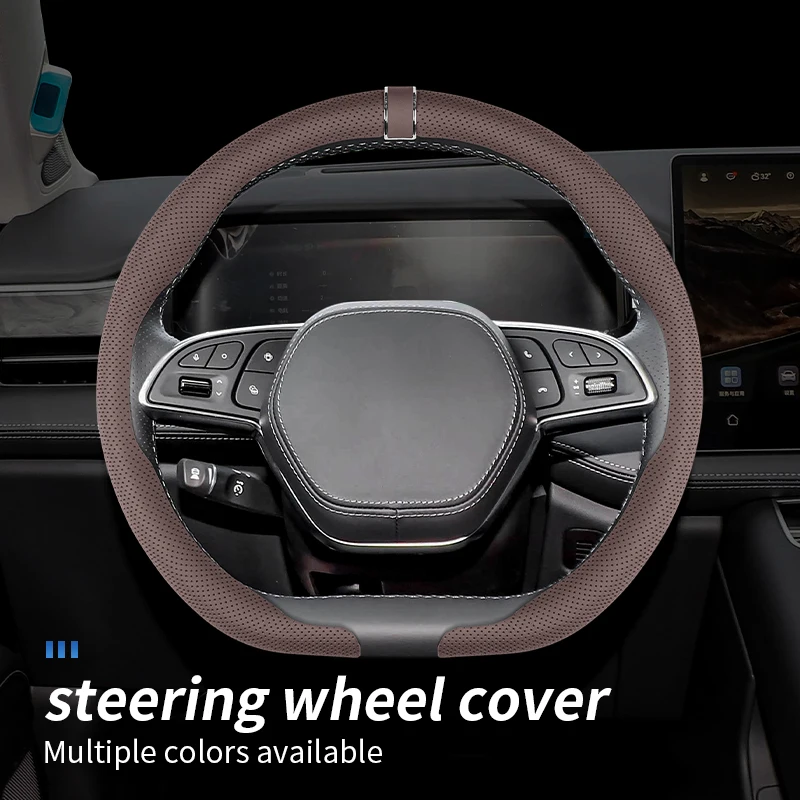 suitable for jetour dashing/x70plus/x90plus/t2/t1/x50, scratch resistant breathable and sweat absorbent car steering wheel cover suitable for jetour dashing/x70plus/x90plus/t2/t1/x50, scratch resistant breathable and sweat absorbent car steering wheel cover