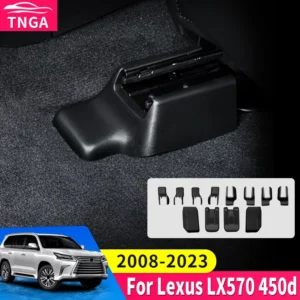 for lexus lx570 450d seat track protective cover interior upgraded accessories seat guide rail front and rear covers 2008 2023