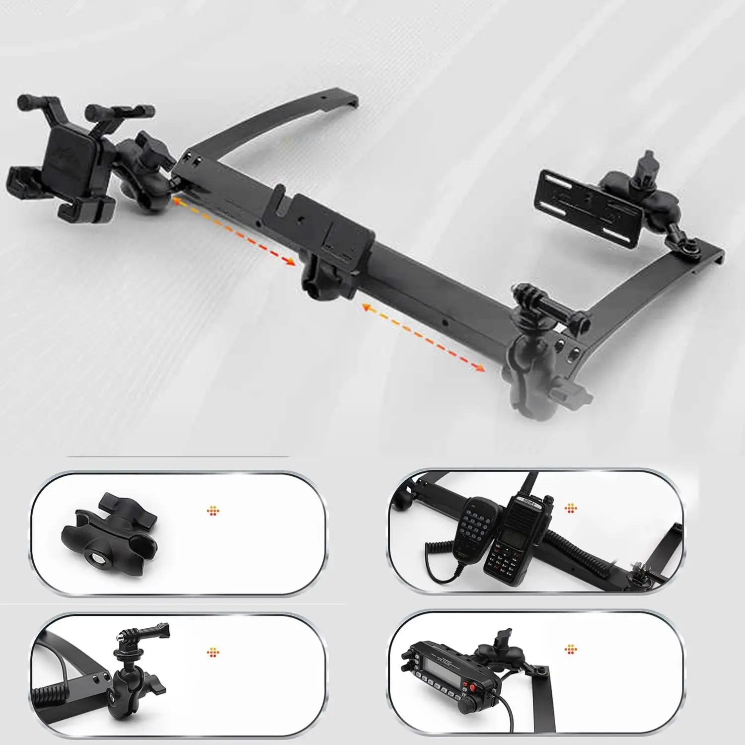 for gwm tank 300 2020 2024 offroad digital device dash mount bracket multi function phone gps holder aluminum alloy for gwm tank 300 2020 2024 offroad digital device dash mount bracket multi function phone gps holder aluminum alloy
