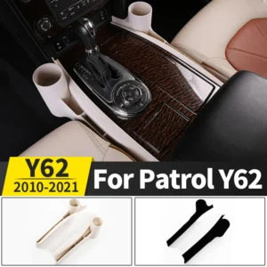 for nissan patrol y62 2010 2021 2015 2019 2018 2017 2016 water cup storage box seat gap bracket interior decoration accessories