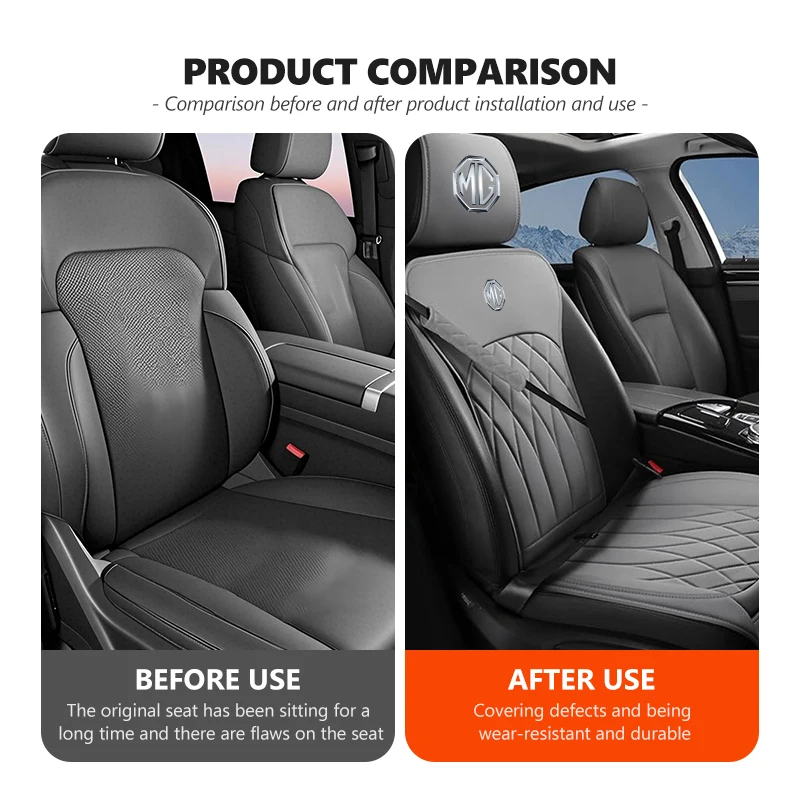 for mg car seat cushion headrest cover set breathable wear resistant protector gt 3 5 6 7 gs pilot hs zs zx for mg car seat cushion headrest cover set breathable wear resistant protector gt 3 5 6 7 gs pilot hs zs zx
