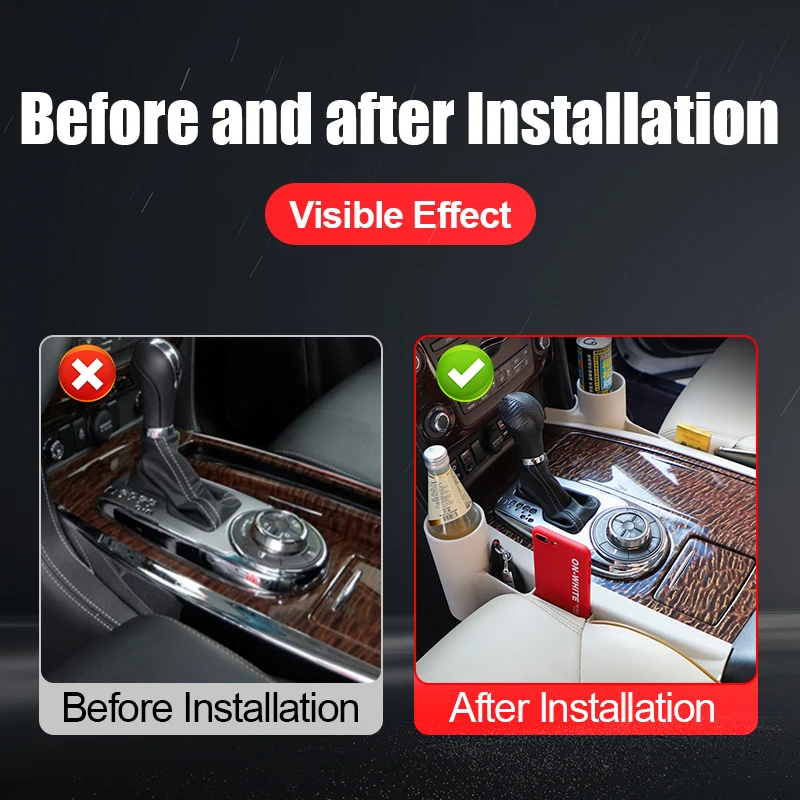 for nissan patrol y62 2010 2021 2015 2019 2018 2017 2016 water cup storage box seat gap bracket interior decoration for nissan patrol y62 2010 2021 2015 2019 2018 2017 2016 water cup storage box seat gap bracket interior decoration