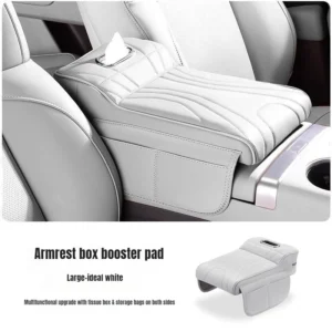 2026 new car armrest cushion memory foam booster pad with storage pocket ergonomic support for long drive comfort universal fit