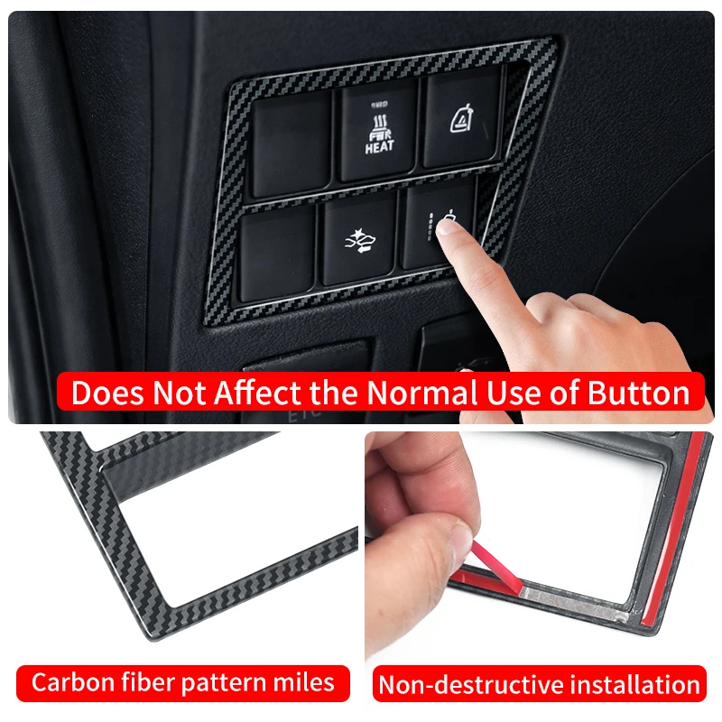 for 2016 2024 toyota hilux pickup truck headlight adjustment decorative frame carbon fiber texture abs material trim bezel cover for 2016 2024 toyota hilux pickup truck headlight adjustment decorative frame carbon fiber texture abs material trim bezel cover